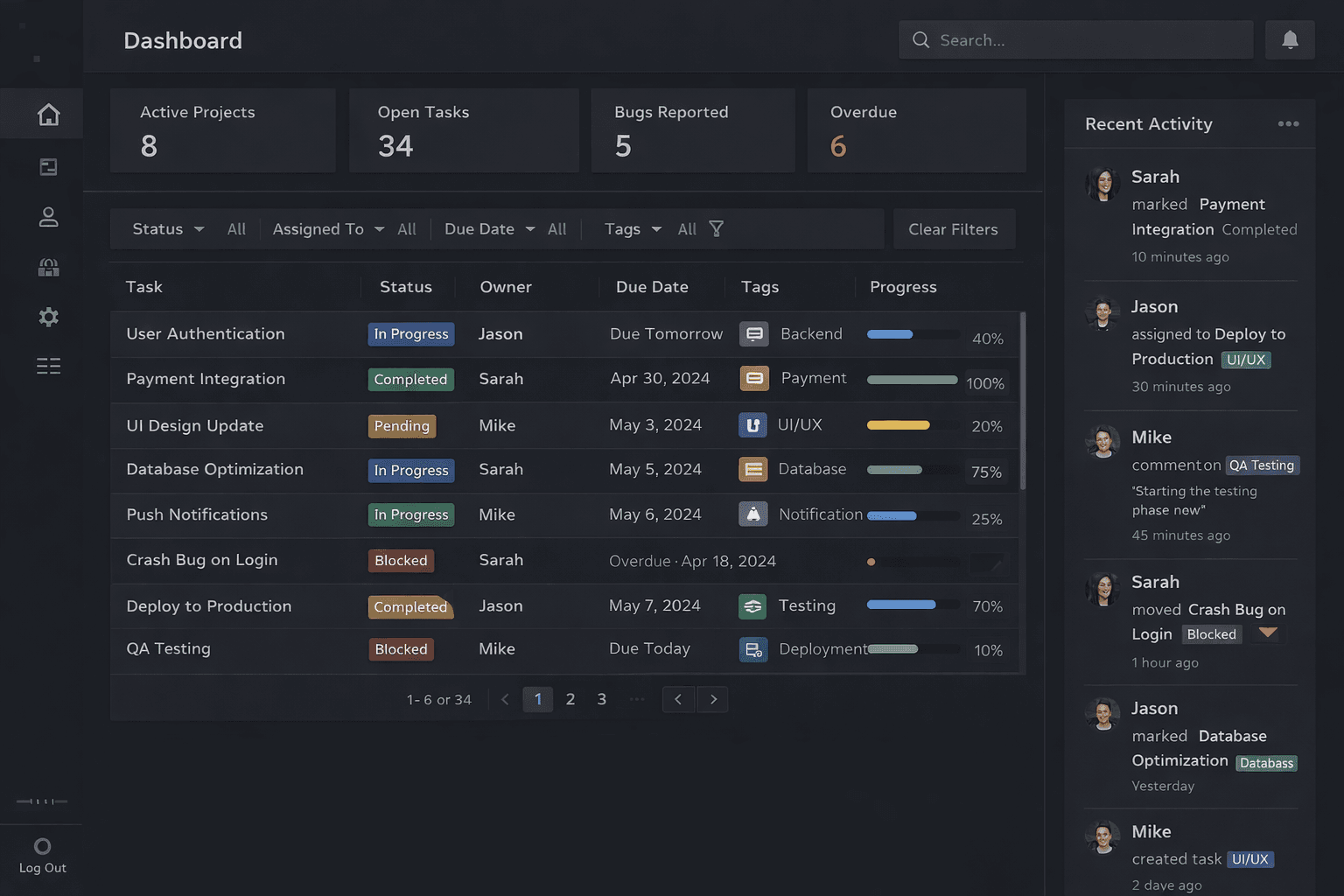 Turning a manual service workflow into a custom internal app — screenshot 1