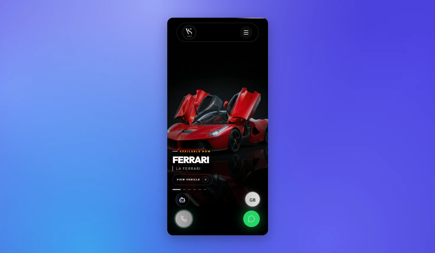 The Vitesse Supercars home page at 390px wide, captured 29 Sep 2026